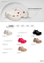 W1986 pacote com 12 chinelo plataforma com pin