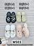 W503 pacote com 12 chinelo plataforma com pin