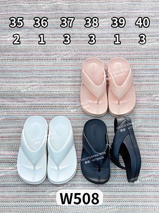 W508 12Kit chinelos platforma