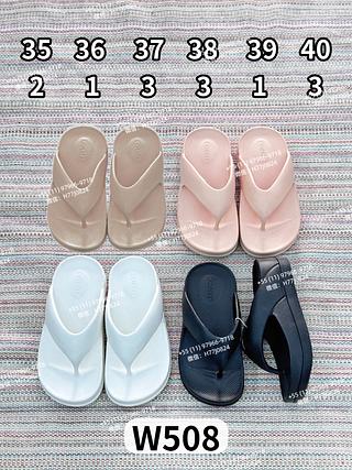 W508 12Kit chinelos platforma